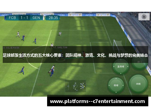 足球部落生活方式的五大核心要素：团队精神、激情、文化、挑战与梦想的完美结合